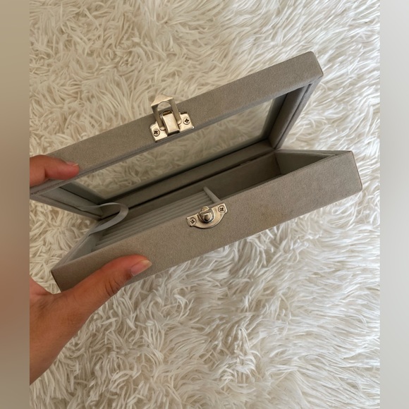 Gray Jewelry Box Organizer - Picture 9 of 12